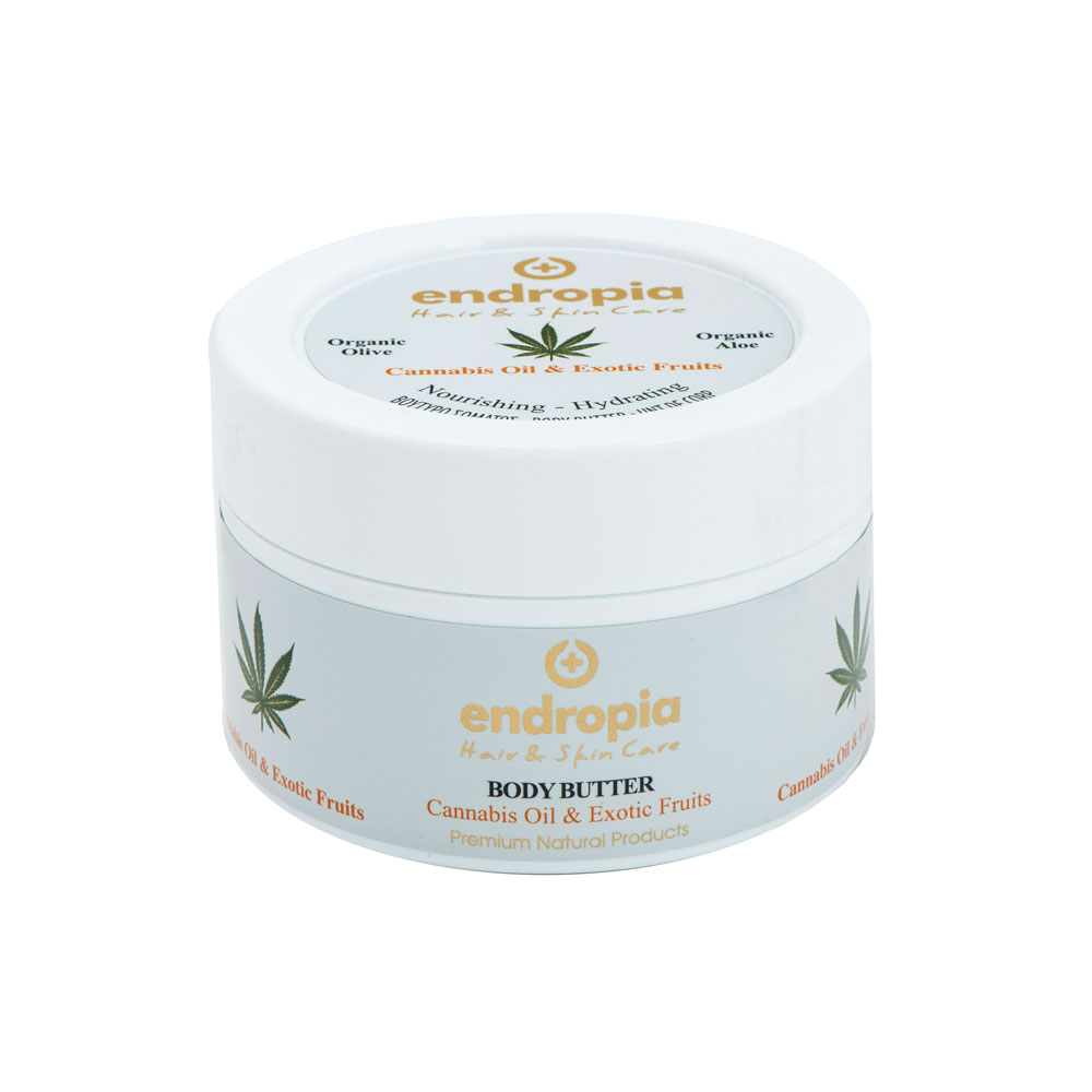 Body Butter Cannabis Oil & Exotic Fruits 280ML & 125ml- ENDROPIA Body Butter Cannabis Oil & Exotic Fruits 280ML & 125ml- ENDROPIA