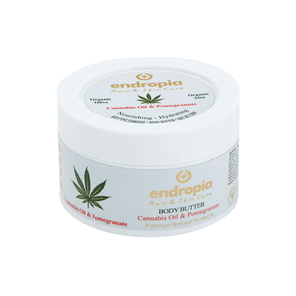 Body Butter Cannabis Oil &  Pomegranate 280ml &125ml - ENDROPIA Body Butter Cannabis Oil & Pomegranate 280ml &125ml - ENDROPIA